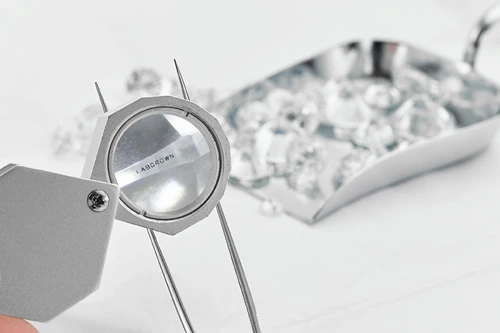 Lab-Grown Diamonds: What Your Customers Should Know 3 adobestock 504181313 lab diamond loupe