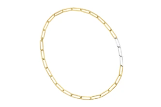 6 Top Jewelry Trends For 2024 10 jewelry trends for 2024 022124 0000 mixed metals kinraden exhaling her gold and silver necklace
