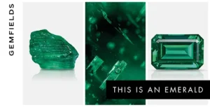 2 gemfields shows inclusions in an emerald from its kagem mine in zambia along with its journey from rough to polished credit gemfields 1