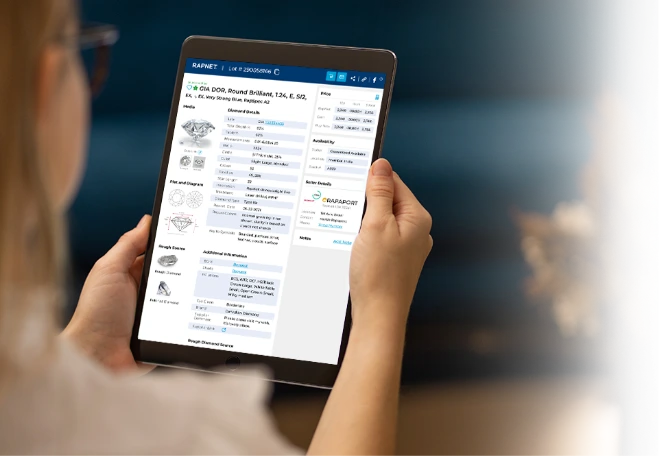 woman with ipad