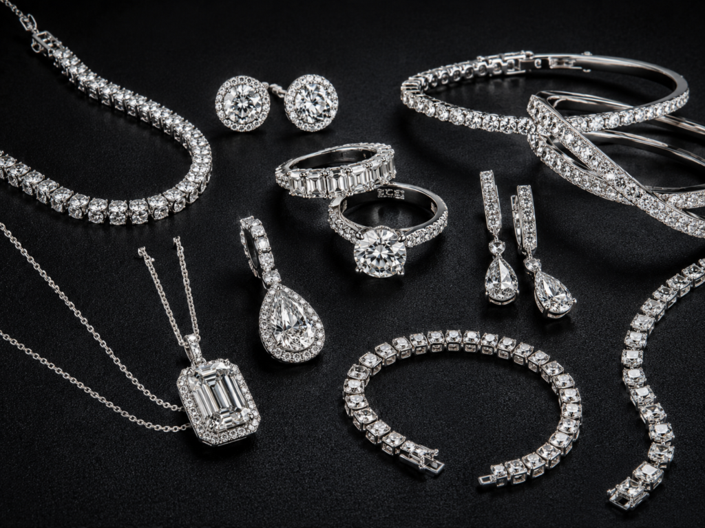 April Birthstone Guide for Retailers – Diamond 2 Diamond jewelry on a display image