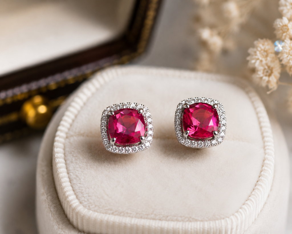 August Birthstone Guide for Retailers: Peridot and Spinel 3 Spinel earrings image