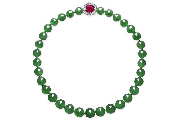 Jadeite necklace was top seller, raking in $8.8 million.
