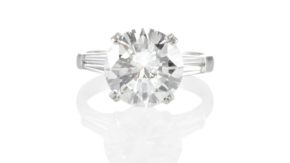 Bonhams 4.32ct diamond ring