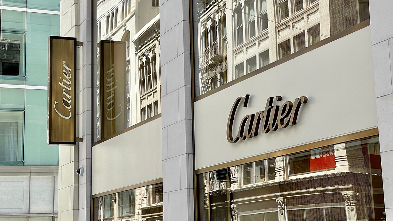 Cartier store in California credit Shutterstock