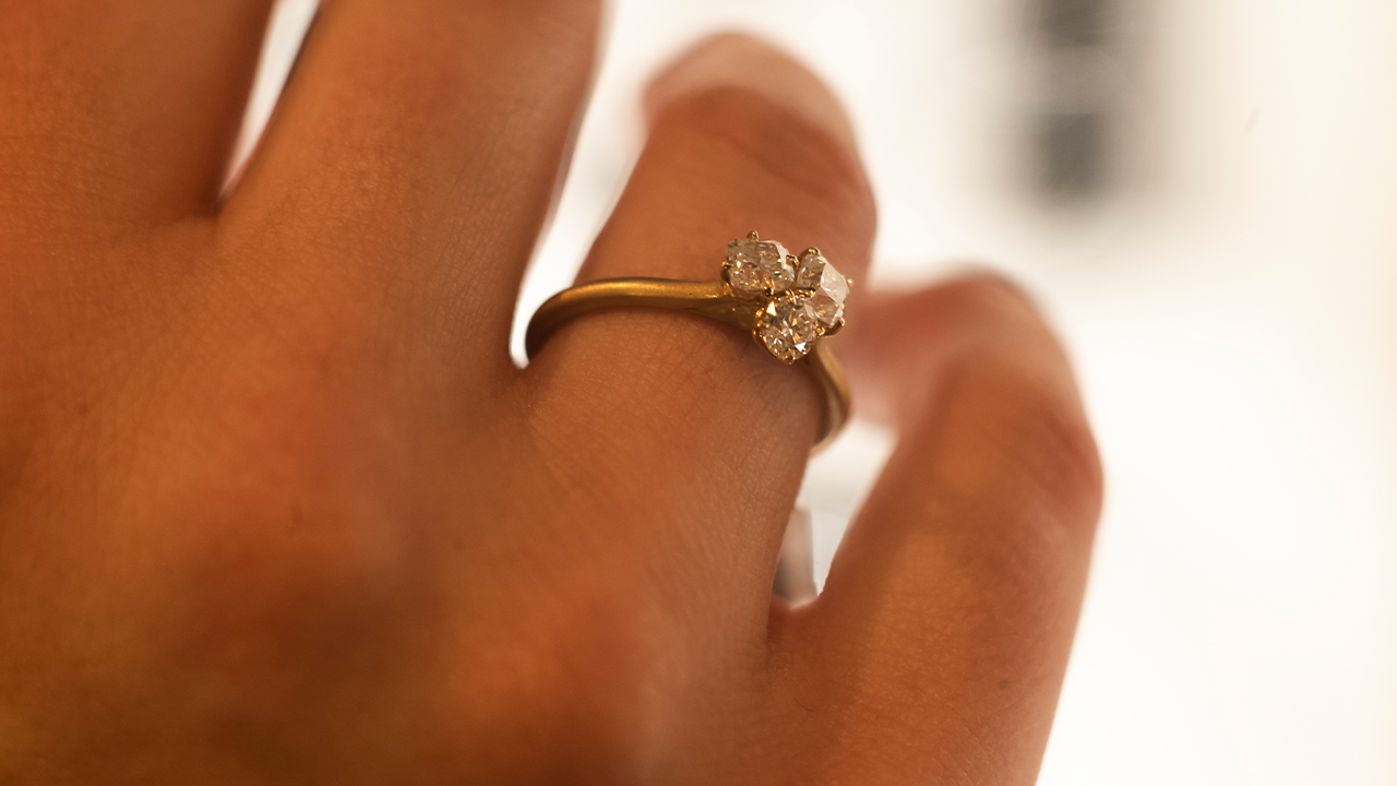 A De Beers Forevermark diamond ring. (Ben Perry/Armoury Films/De Beers)
