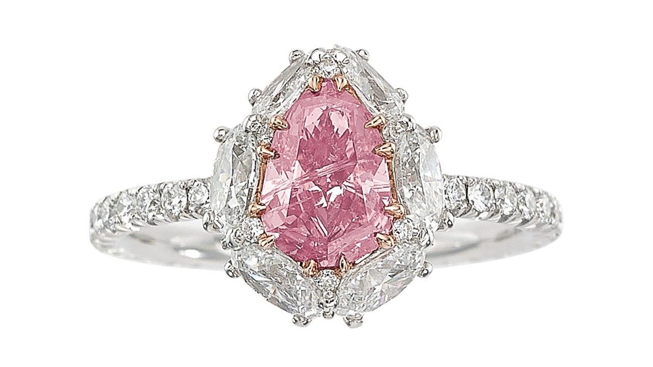 Heritage Auctions 1.03ct pink diamond ring