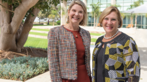 AGS CEO Katherine Bodoh and GIA president and CEO Susan Jacques. (GIA/AGS)