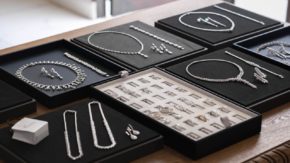 Mastercard jewelry store display credit Shutterstock
