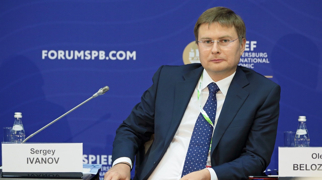 Sergey Ivanov at St. Petersburg International Economic Forum SPIEF June 2016 credit shutterstock
