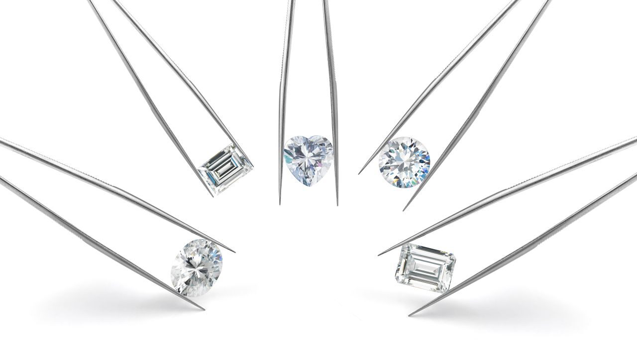 Fancy shaped diamonds credit Shutterstock
