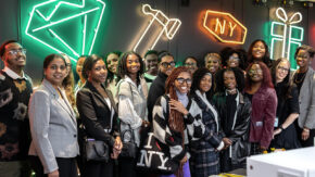 Students visit Tiffany & Co. as part of an educational initiative for historically Black colleges and universities (HBCUs). (Tiffany & Co.)