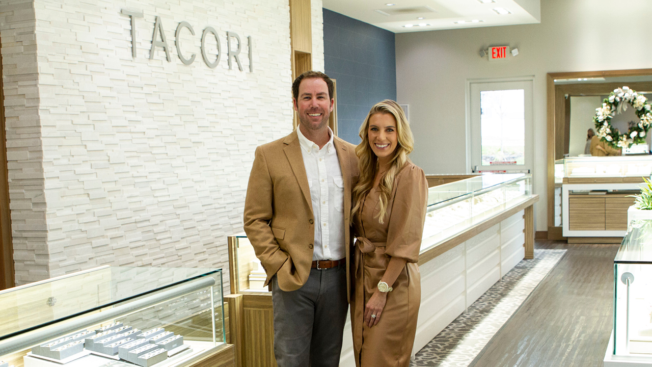 Owner Randy Mitchum and his wife Kristie. (Mitchum Jewelers)