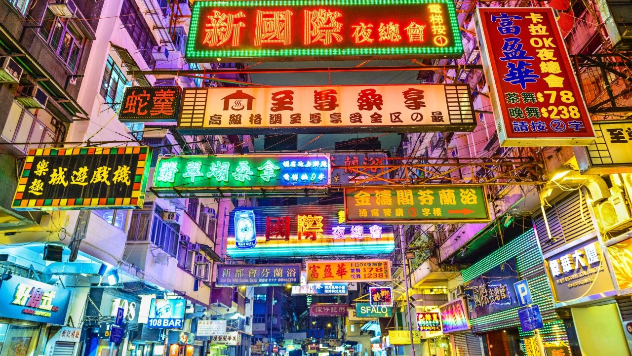 Kowloon shopping district Hong Kong credit Shutterstock