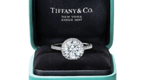 A Tiffany & Co. diamond engagement ring. (Tiffany & Co.)