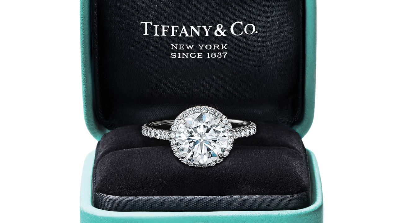A Tiffany & Co. diamond engagement ring. (Tiffany & Co.)