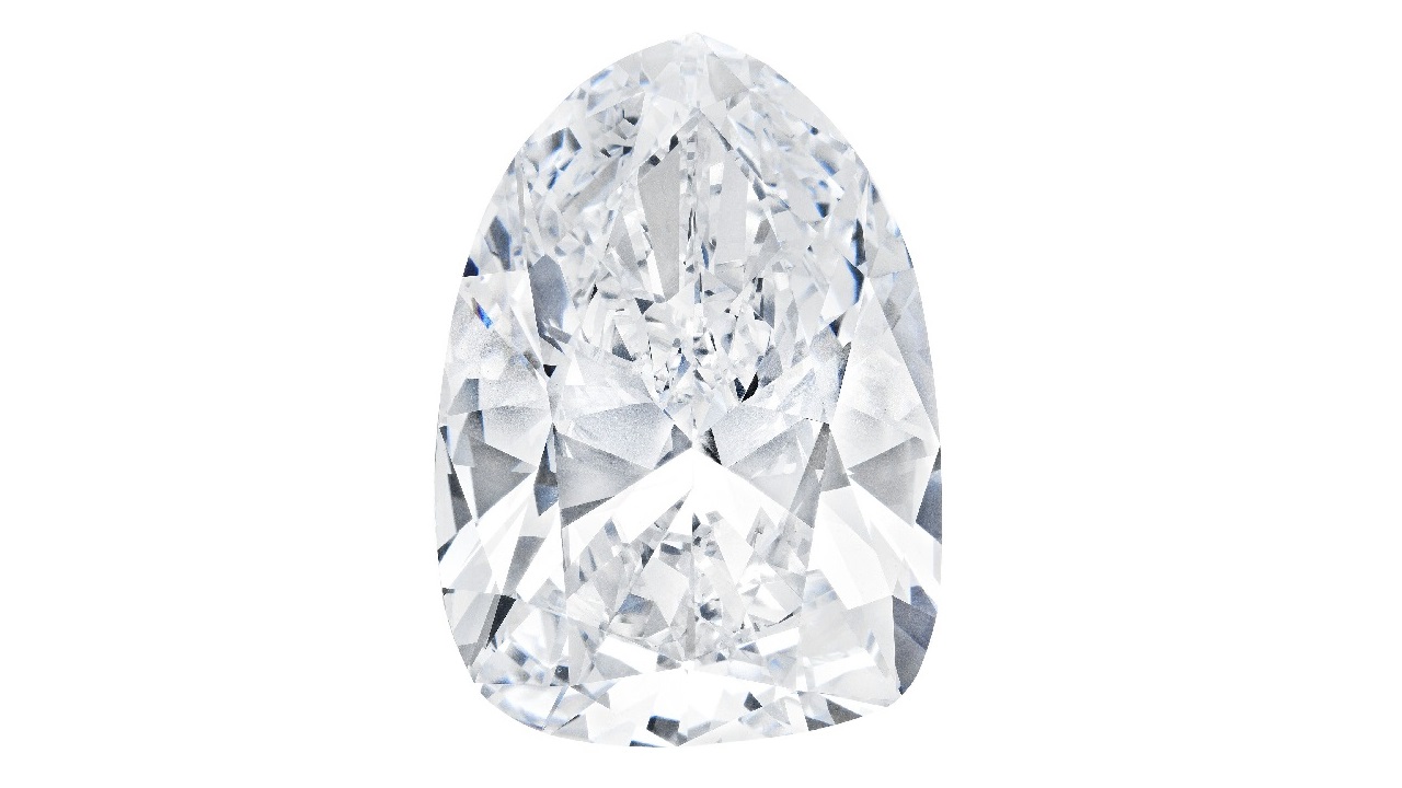 126.76-carat stone appeared without reserve at New York Magnificent Jewels auction.

