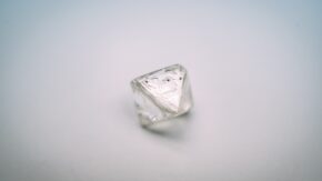 Rough diamond credit De Beers 1280