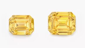 Tiffany polished yellow diamonds 1280 USED 011123