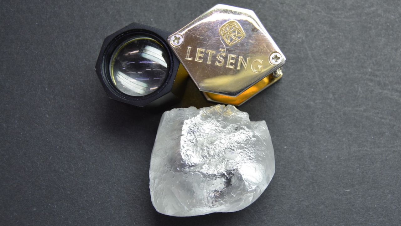 Diamond found at Lesotho mine is first over 100 carats this year.
