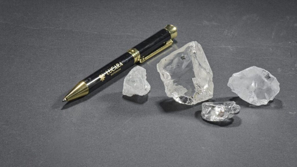 Lucara also recovered a 111-carat stone and two over 50 carats.
