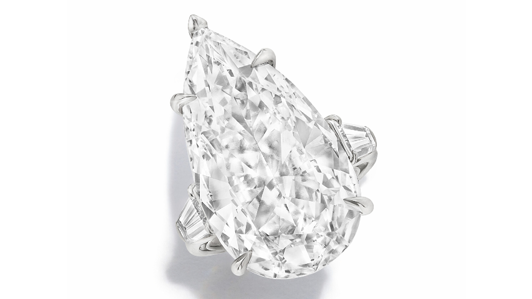 D-color, VVS2-clarity stone on Harry Winston ring boasts high estimate of $1 million.

