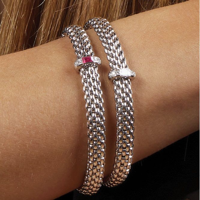 Fope silver Vendôme bracelets image