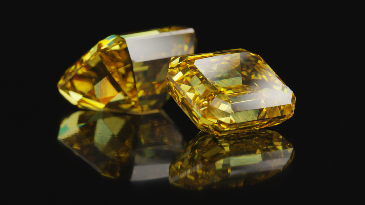 Yellow diamonds Tiffany image