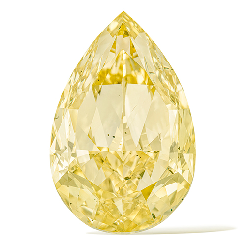 202.18-carat yellow rose diamond image