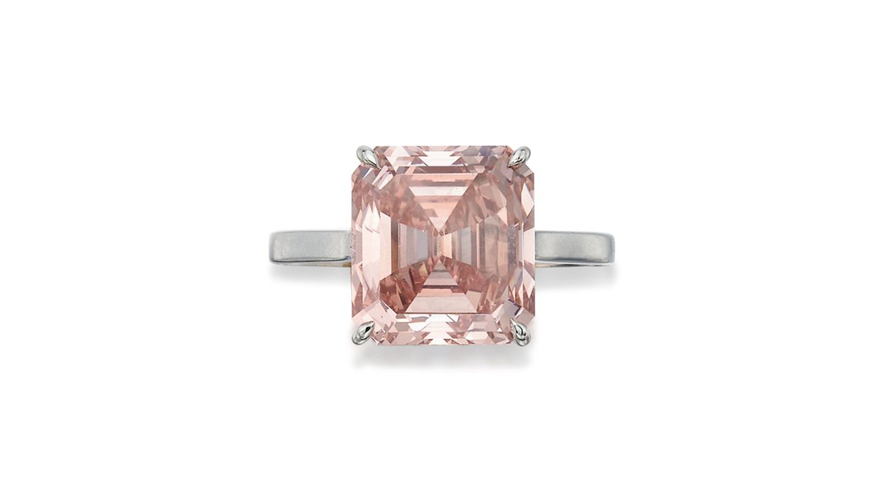 pink diamond ring image