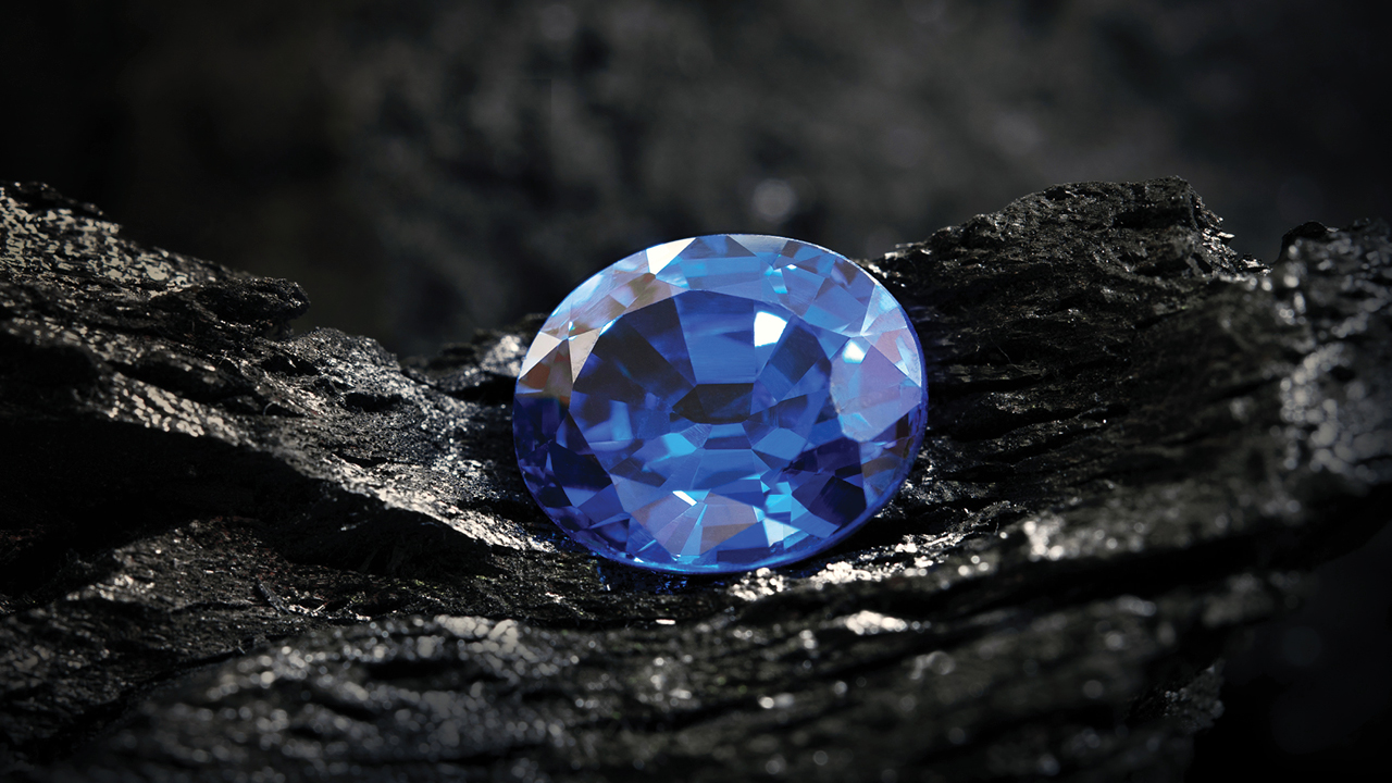 sapphire colored gemstone image