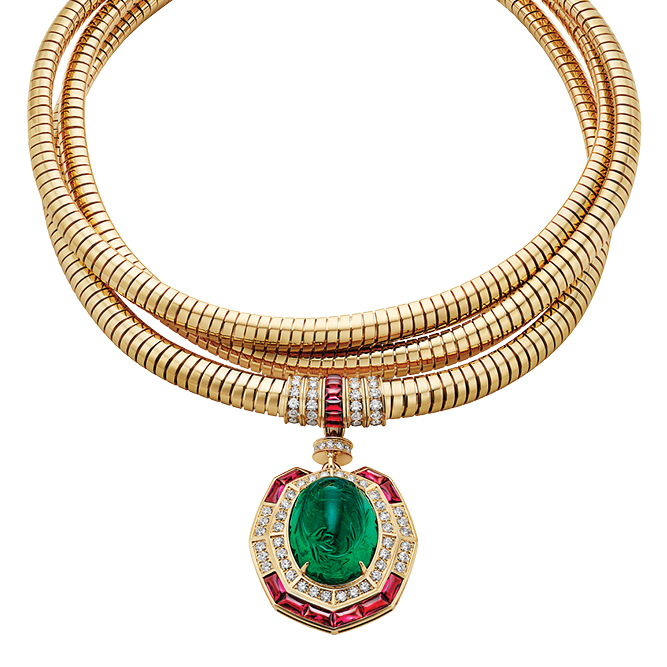 Bulgari Tubogas Flower of Time necklace image