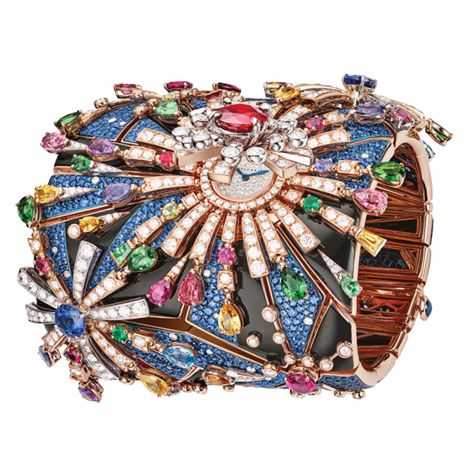 Bulgari Fuochi d’Artificio High-Jewelry Manchette watch image