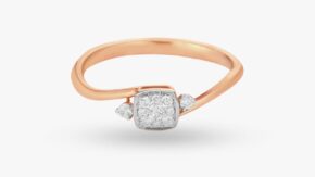 Tanishq diamond engagement ring image