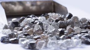 Image: Rough diamonds. (Rio Tinto)