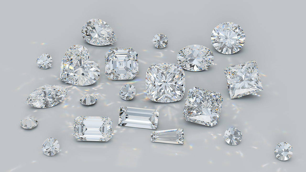 Image of Polished diamonds