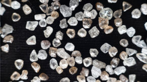 Assorted rough diamonds image