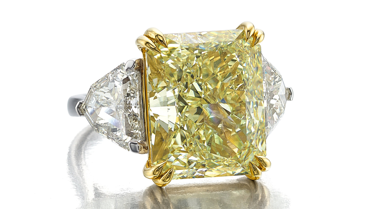 Yellow diamond image