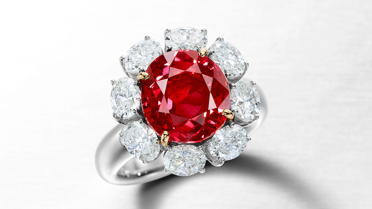 Image of the ruby and diamond ring