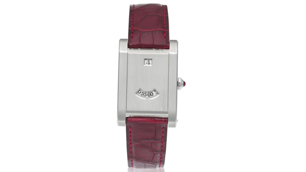 Cartier’s wandering minute wristwatch, Sotheby’s image