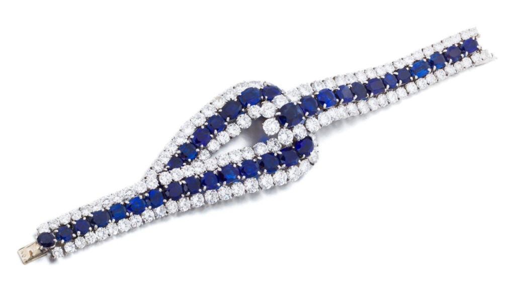 sapphire and diamond bracelet