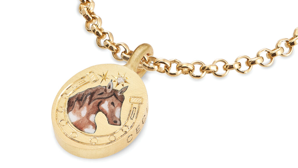 Cece Jewellery Wild Horse necklace image