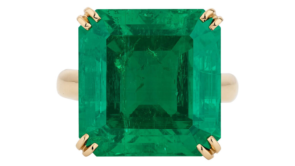 Colombian emerald ring image