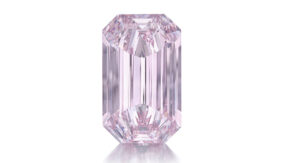 7-carat pink diamond ring at Sotheby's image