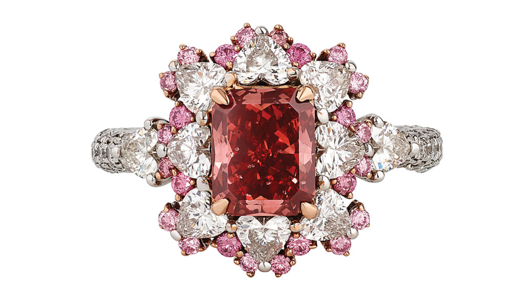 1.21-carat fancy red diamond from Christie's image