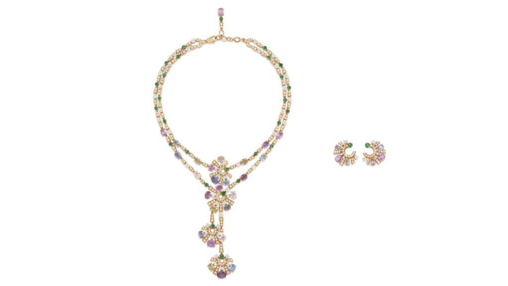 Bulgari set comprising a necklace and a pair of earrings at Christie's image