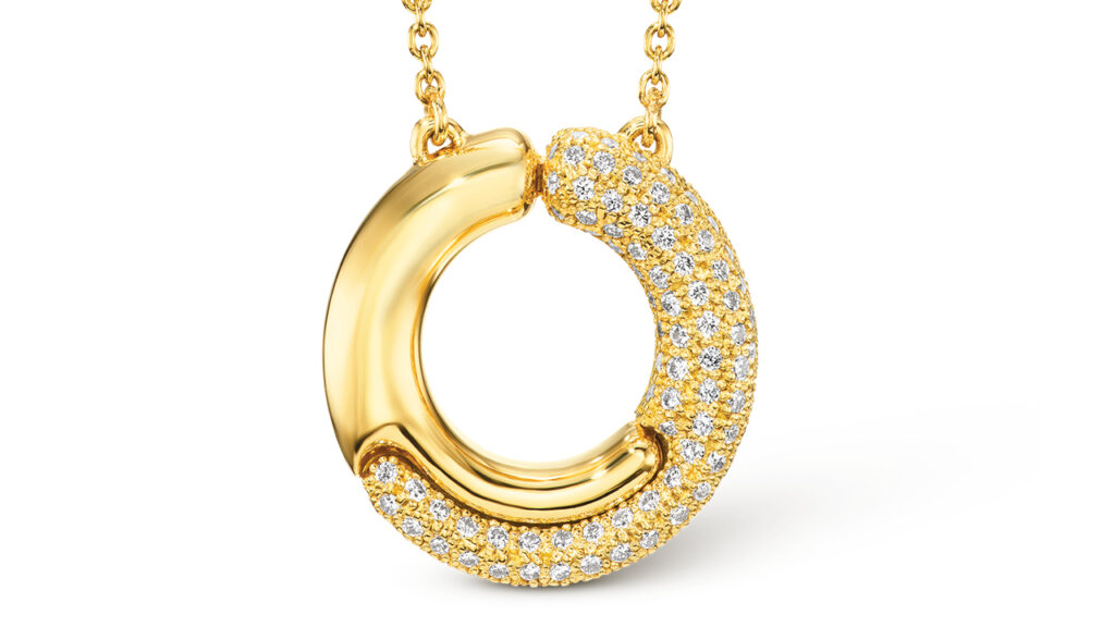 Pamela Zamore Holos necklace in 18-karat gold and diamonds image