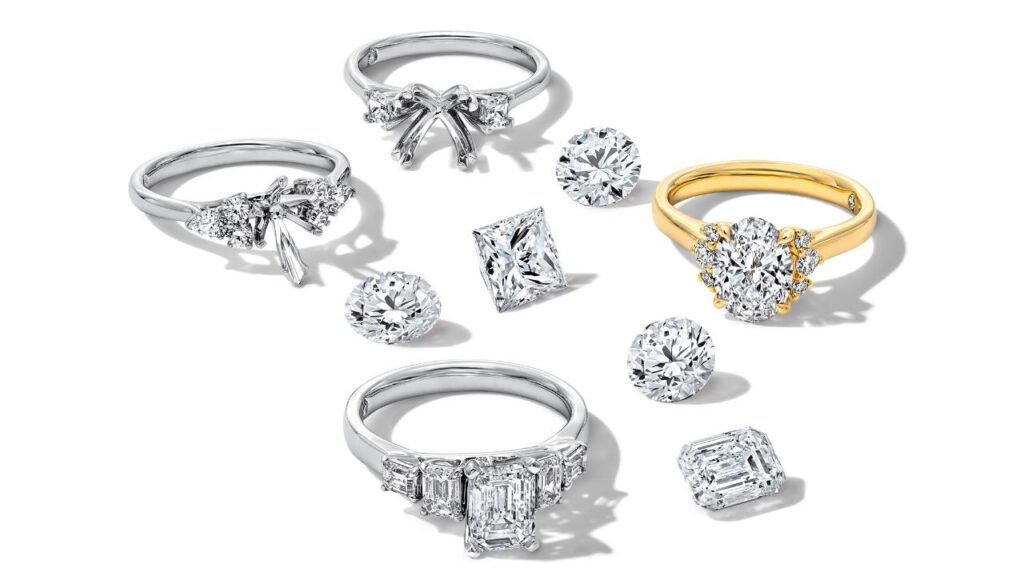 Loose rings and diamonds. Jared Jewelers offers its clients bespoke customization for engagement rings image