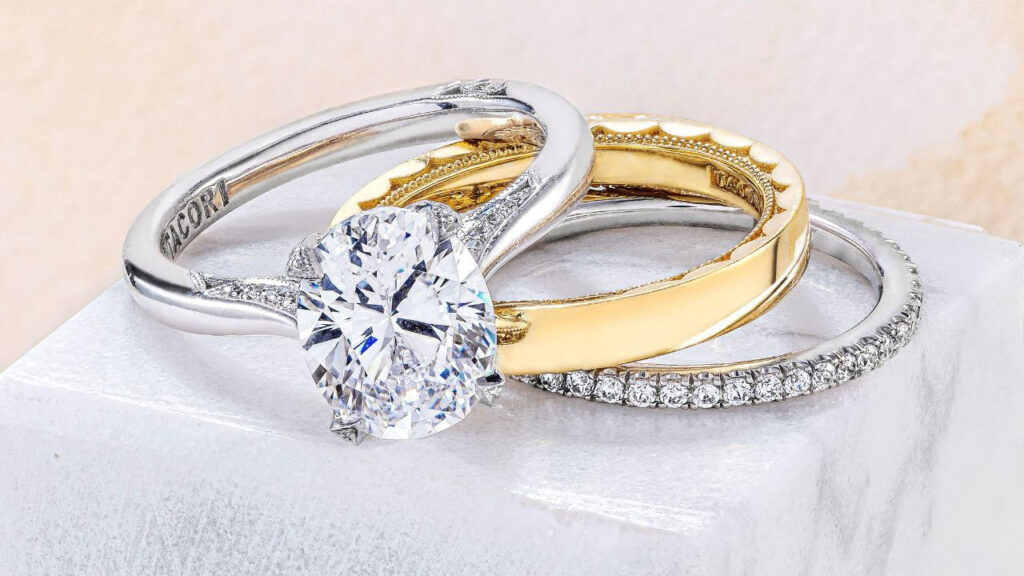 Tacori engagement rings and wedding bands available at Padis Jewelry image