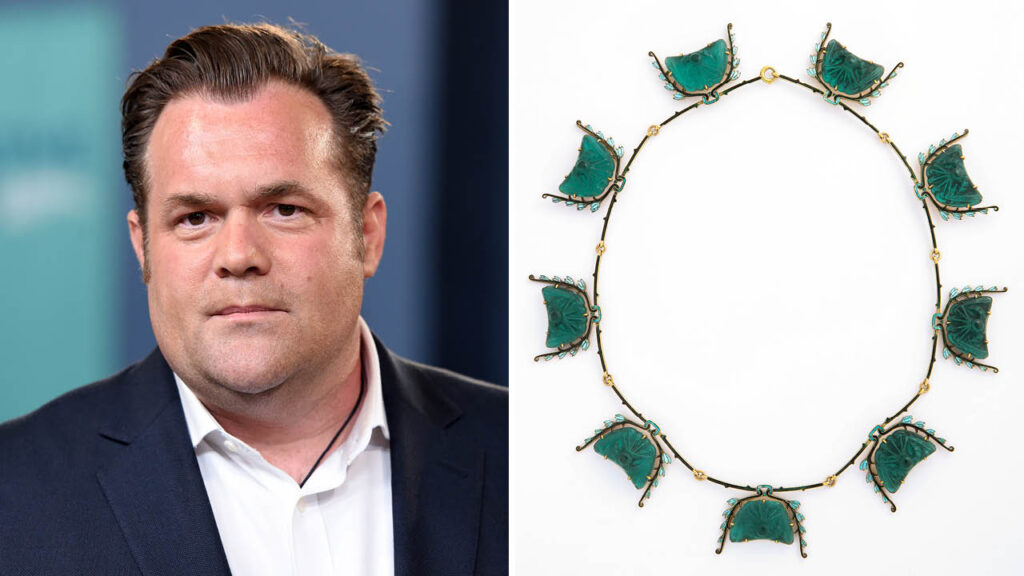 Adam Patrick and a Lalique Wasp necklace image